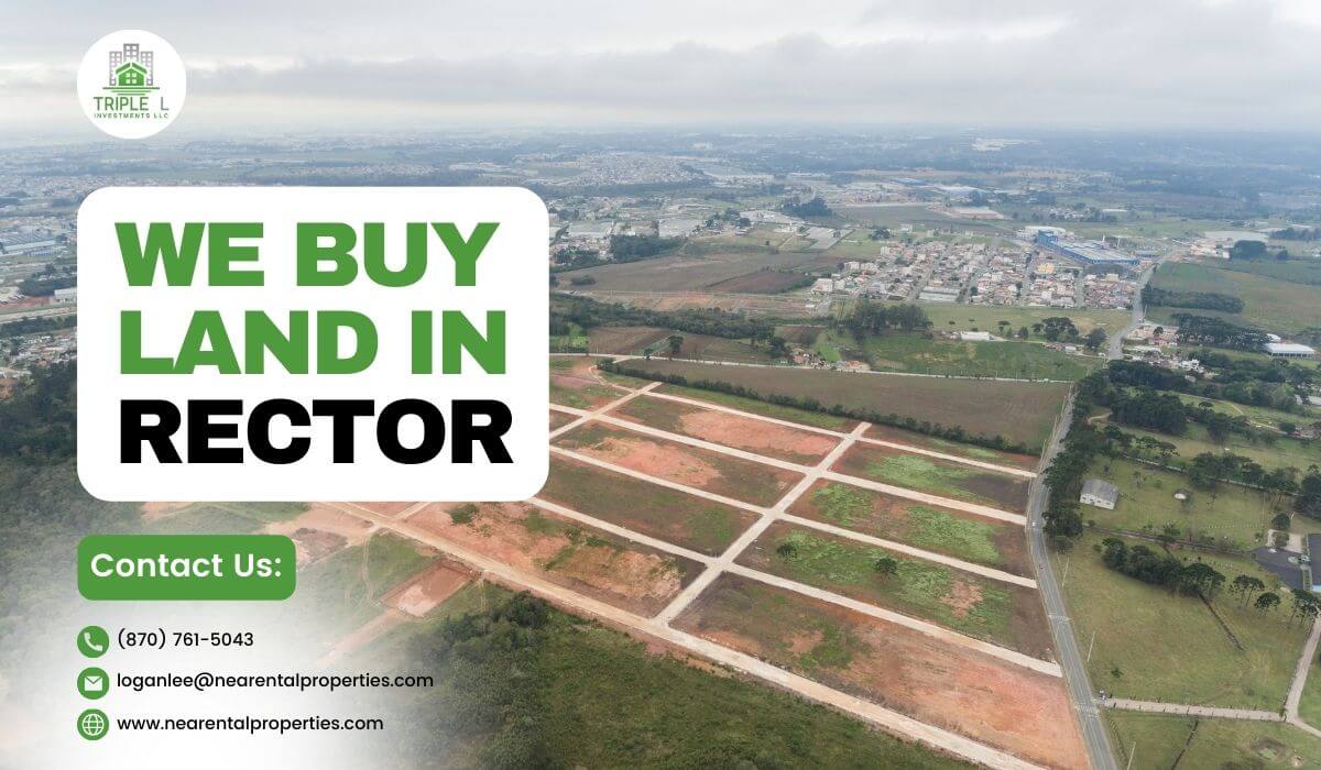We buy land in Rector
